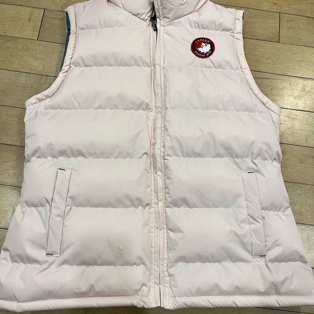 Canada Weather gear Women's soft Pink Puffer Vest